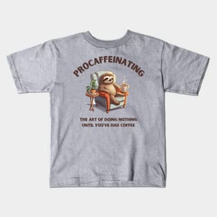 Procaffeinating Kids T-Shirt